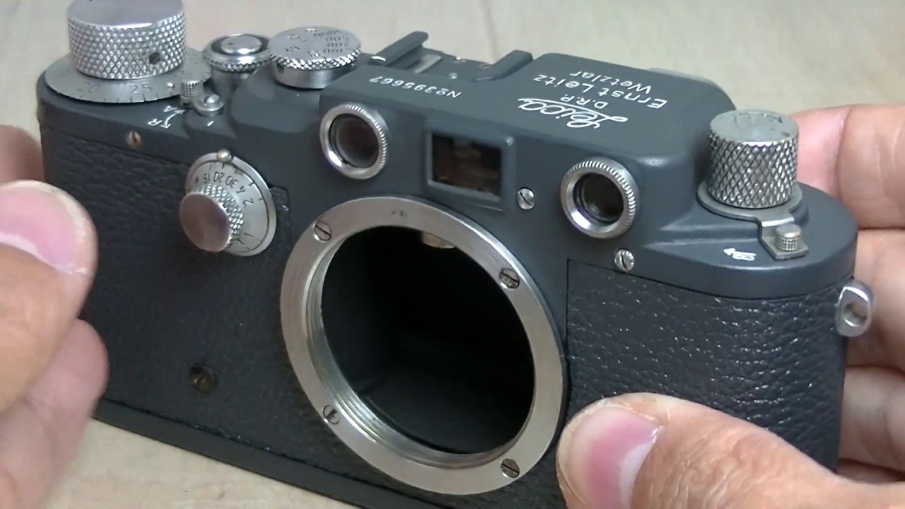 後塗りグレー仕様☆バルナックライカIIIc（3c）前期型段付き