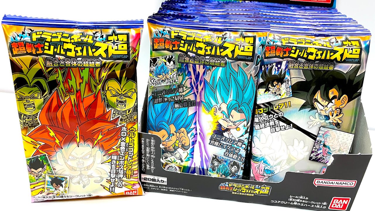 Dragonball Chousenshi Seal Wafers Super 14 
