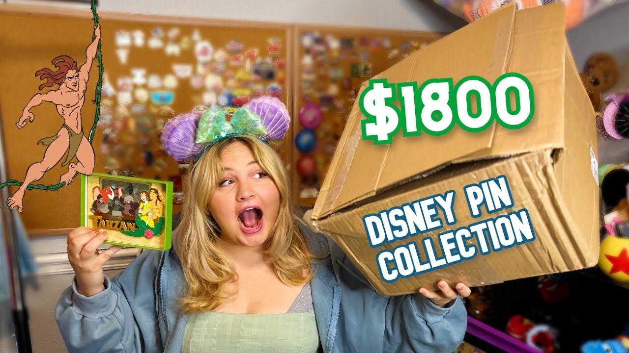 We Bought a Disney Pin Collection for $1800! Tarzan, Villains, and
