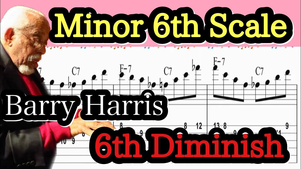 ジャズギターレッスン】 Barry Harris 6th Diminish #9 バリーハリス