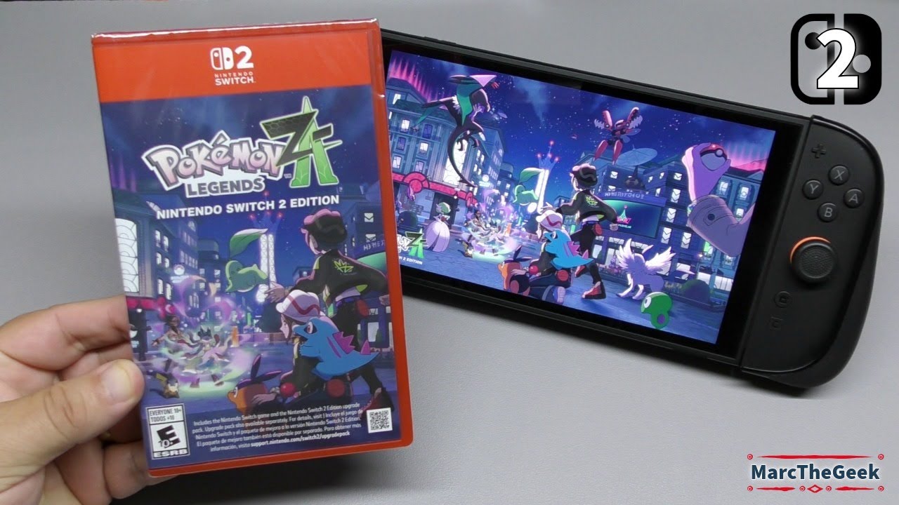 Pokémon Legends: Z-A Unboxing & Gameplay on Nintendo Switch 2