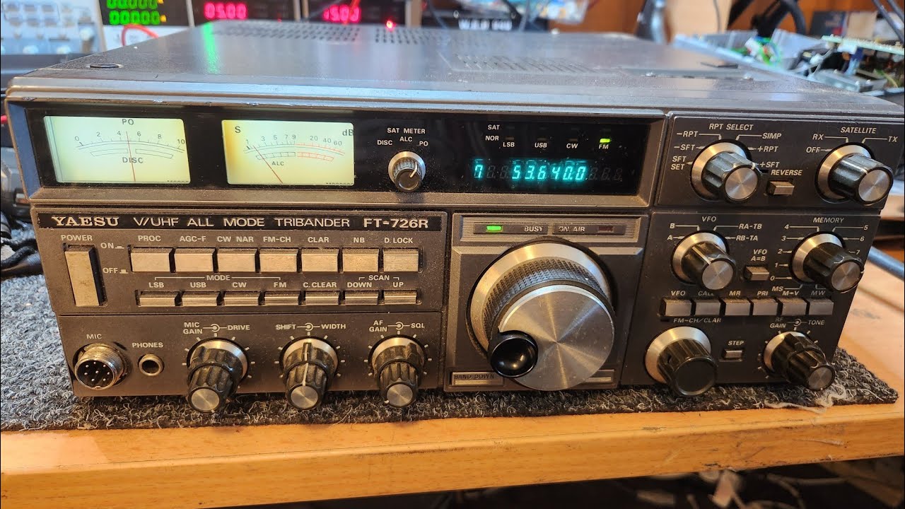 Yaesu FT726R, 6m,2m,70cm being sold as is, tested reasonably well