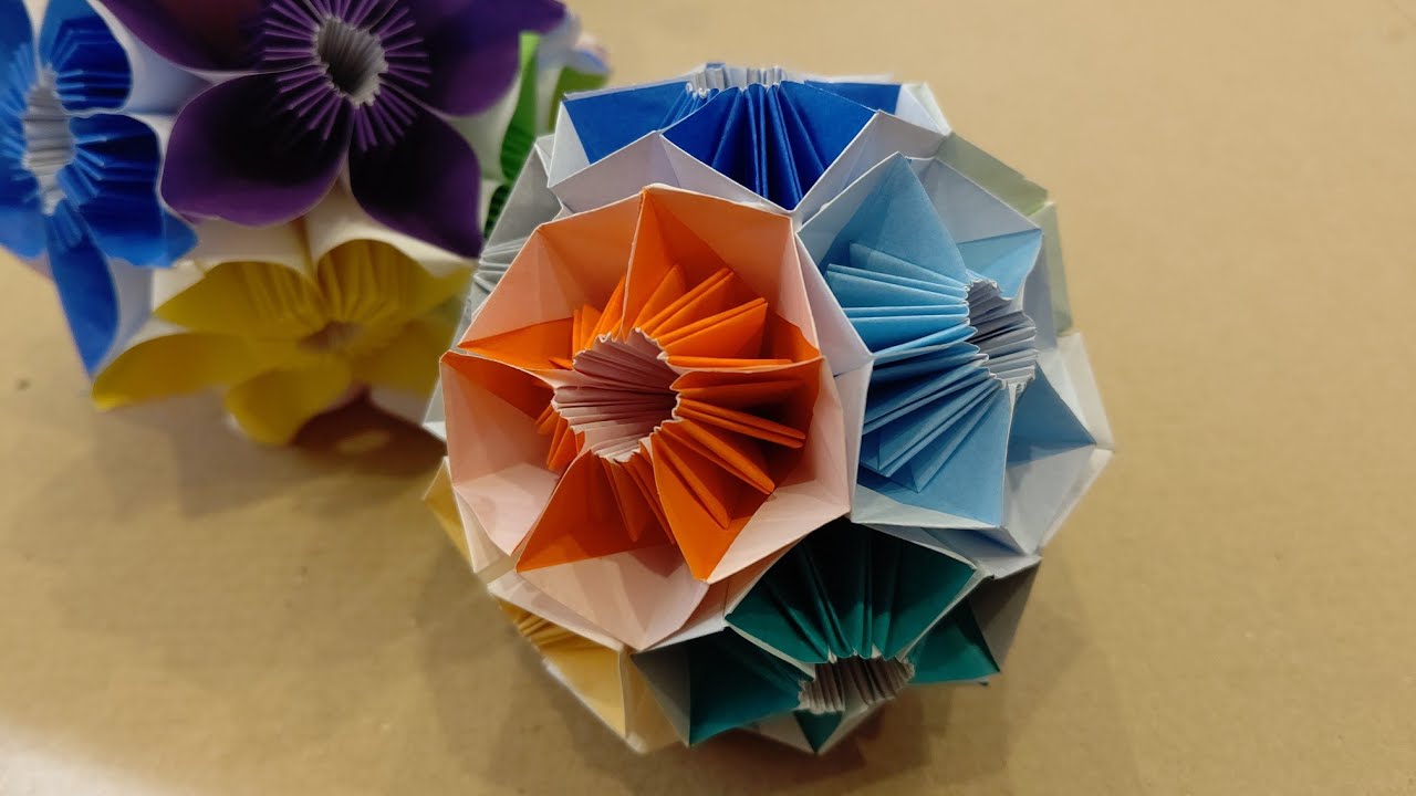 花 くす玉part2 - YouTube