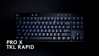 Introducing the PRO X TKL RAPID analog gaming keyboard - YouTube