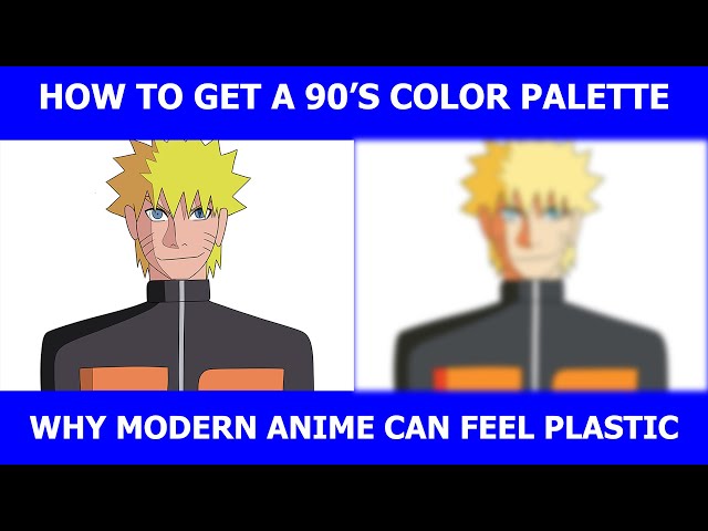 How To Make a 90s Anime Color Palette (re: 