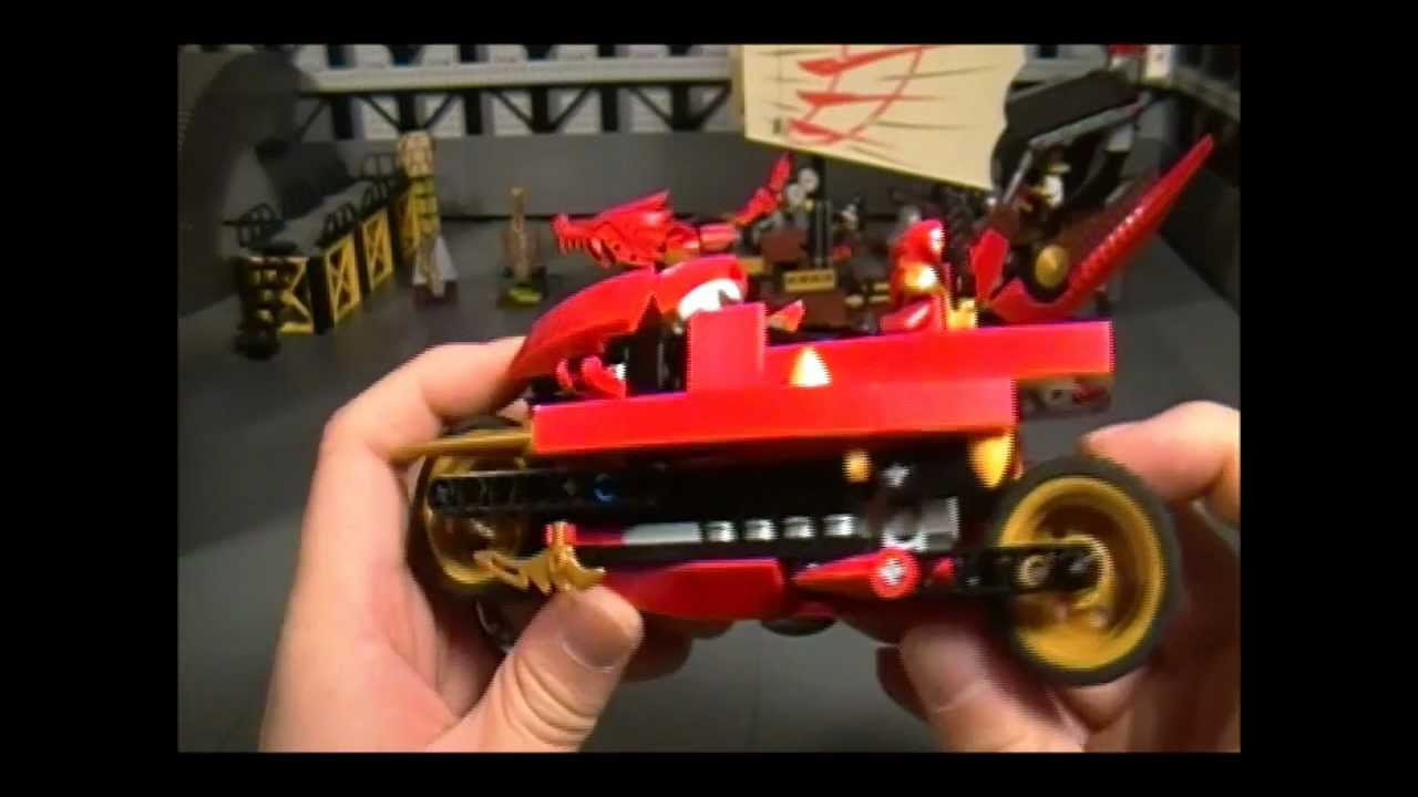 Lego 9441 Review Kai's Blade Cycle Ninjago - YouTube