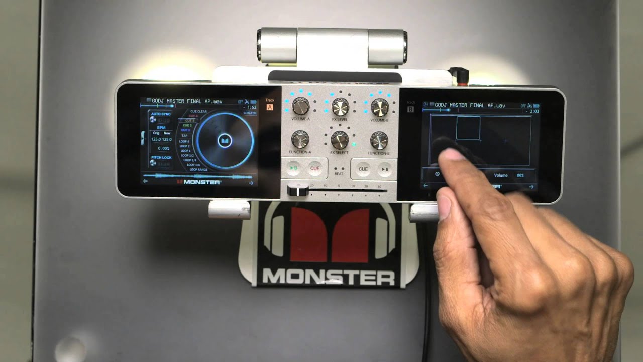 MONSTER】ハイレゾ対応 世界初! 完全自律型DJ デバイス”GO-DJ”発売