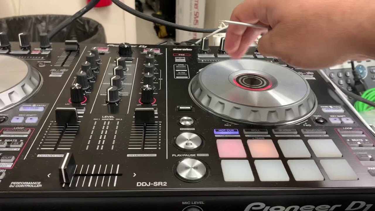 REPAIR: Pioneer DDJ-SR2 SR SX jog wheel platter slow scratch