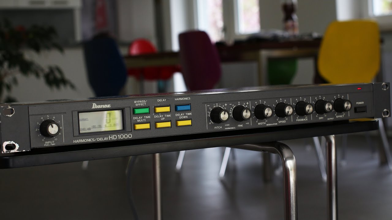 RARE EFFECT PROCESSOR: Ibanez HD 1000 - [direct high quality sound