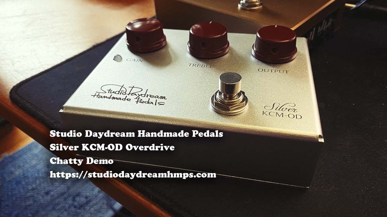 Studio Daydream Handmade Pedals KCM-OD Silver V10 - YouTube