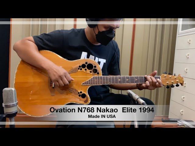 Ovation N768 Nakao Elite 1994 - YouTube