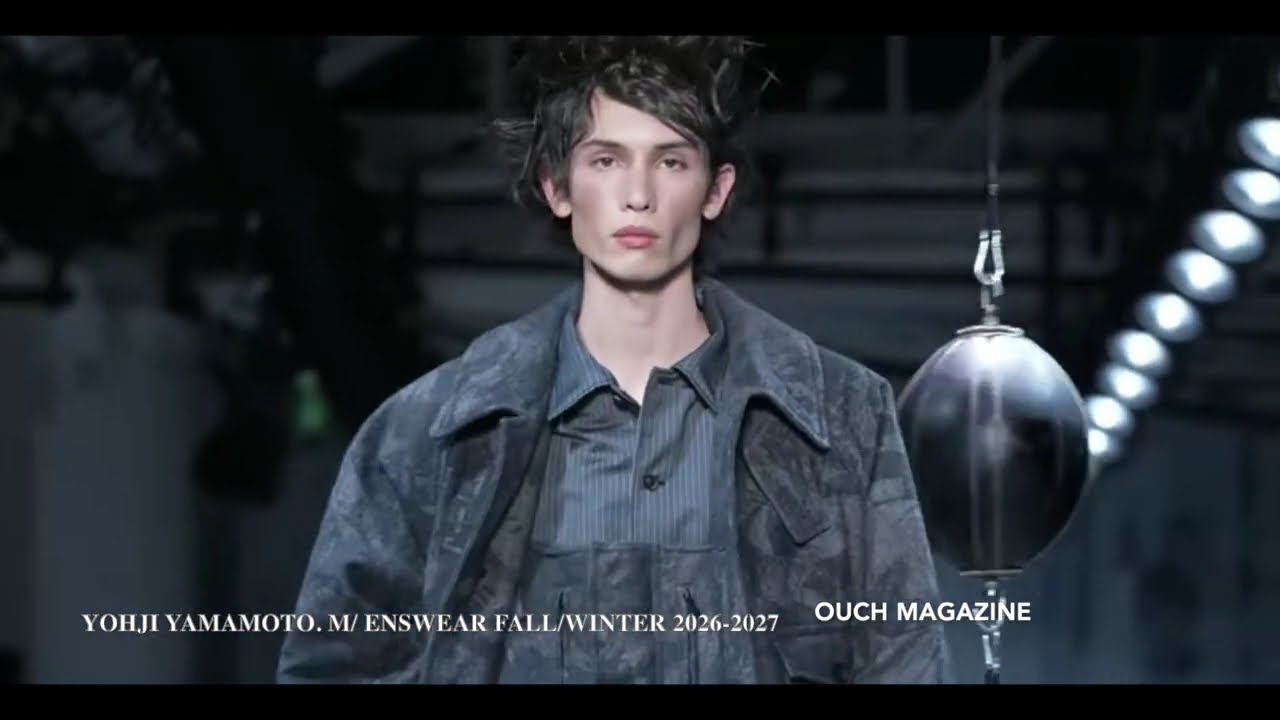 YOHJI YAMAMOTO Menswear Fall/ Winter 2026/ 2027 - YouTube