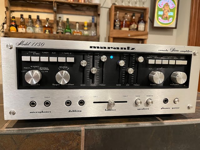 Vintage Integrated Console Amplifier Review - 1976 Marantz 1150