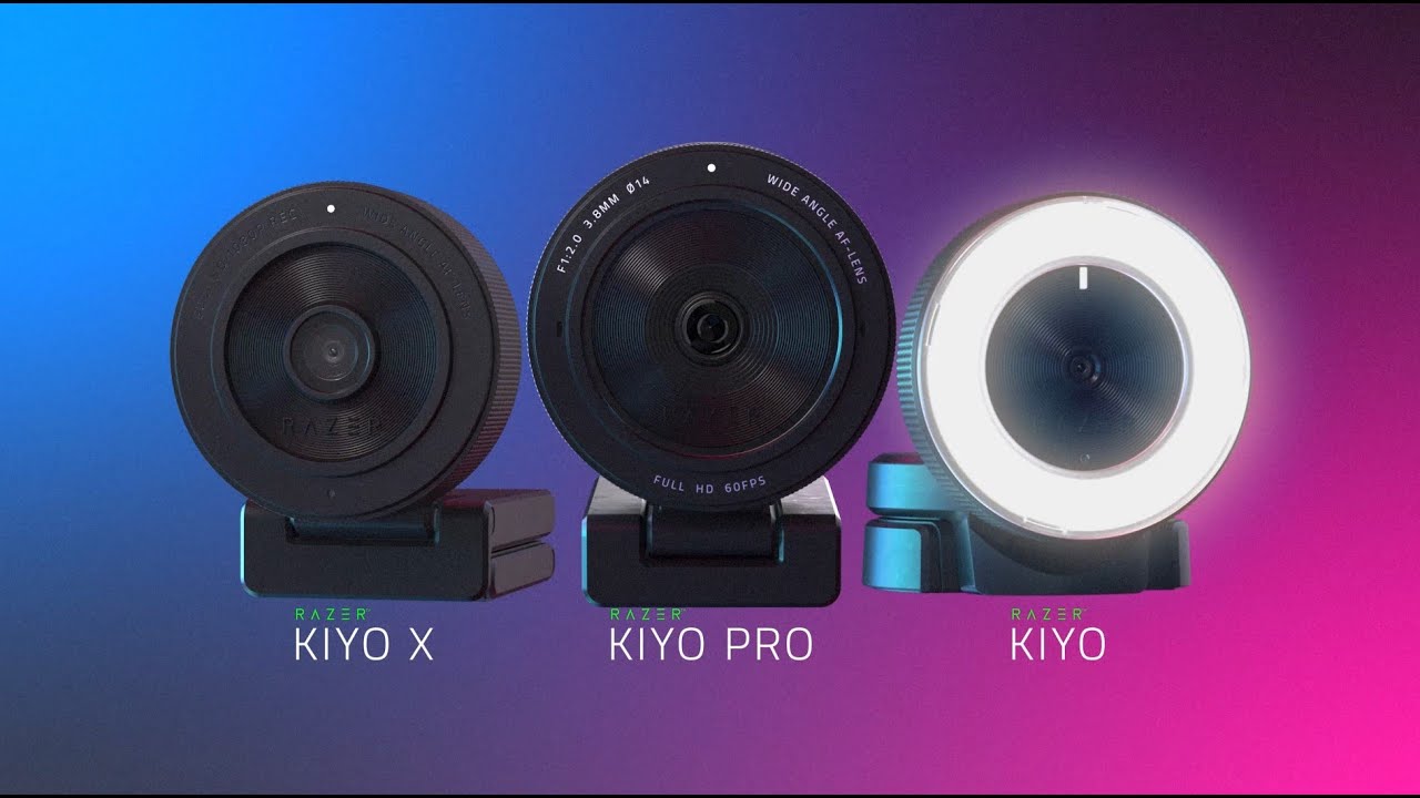 Webcam with Adaptive Light Sensor - Razer Kiyo Pro | Razer Singapore