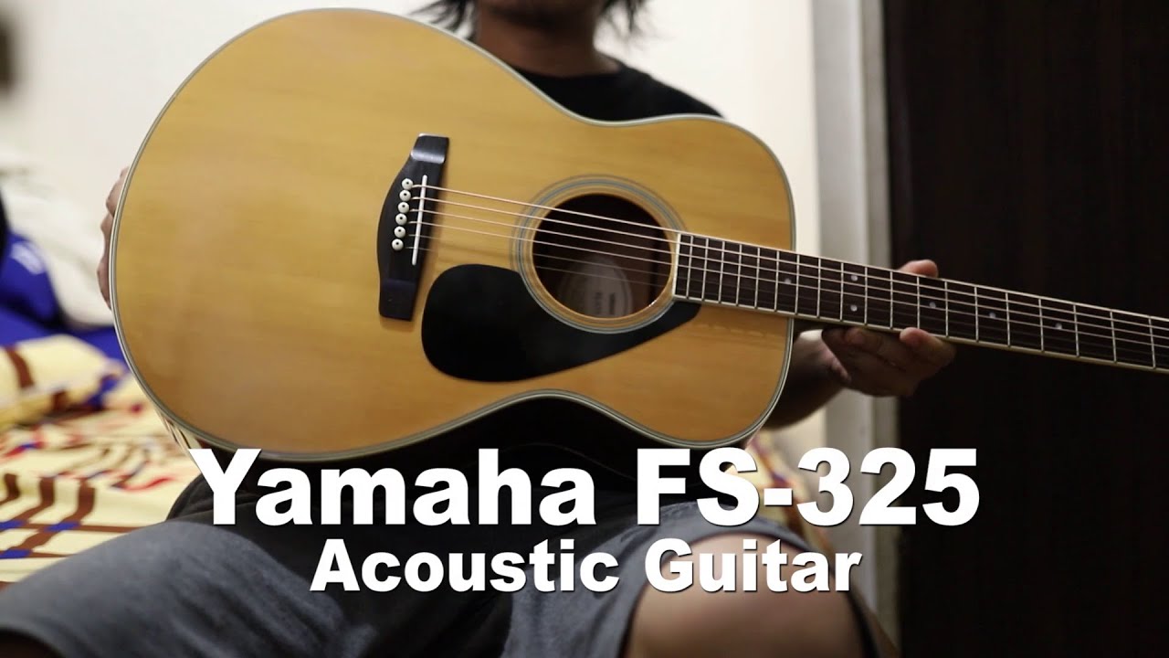 Yamaha FS 325 Acoustic Guitar Demo Sound Test - YouTube