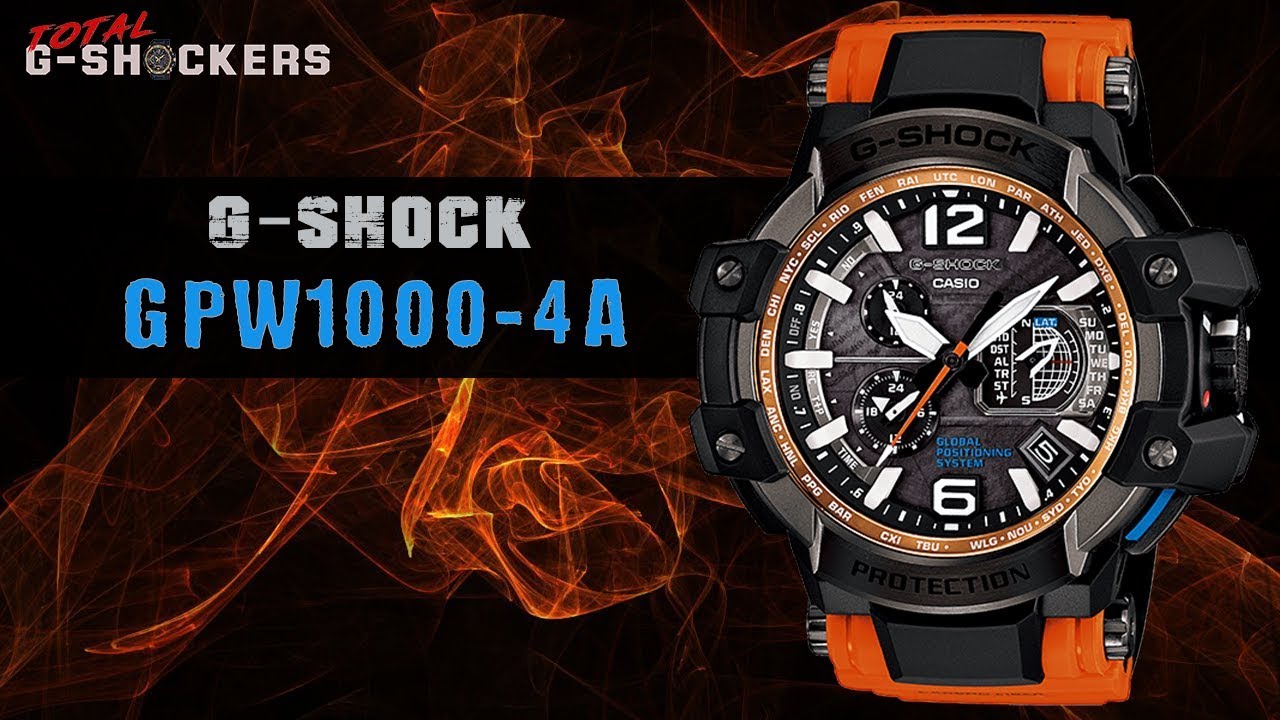 Casio G-SHOCK Gravitymaster GPW1000-4A | G Shock Orange & Black