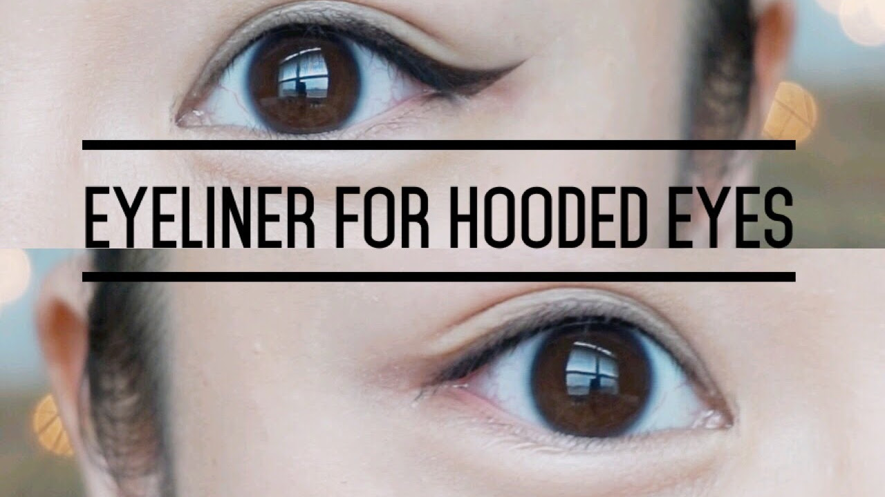 EYELINER for Hooded Eyes - Asians - Beginners - Gabbystime - YouTube