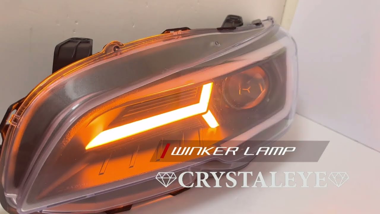 スバル WRX STI S4 レヴォーグ ランボスタイル LEDヘッドライトVAB VAG
