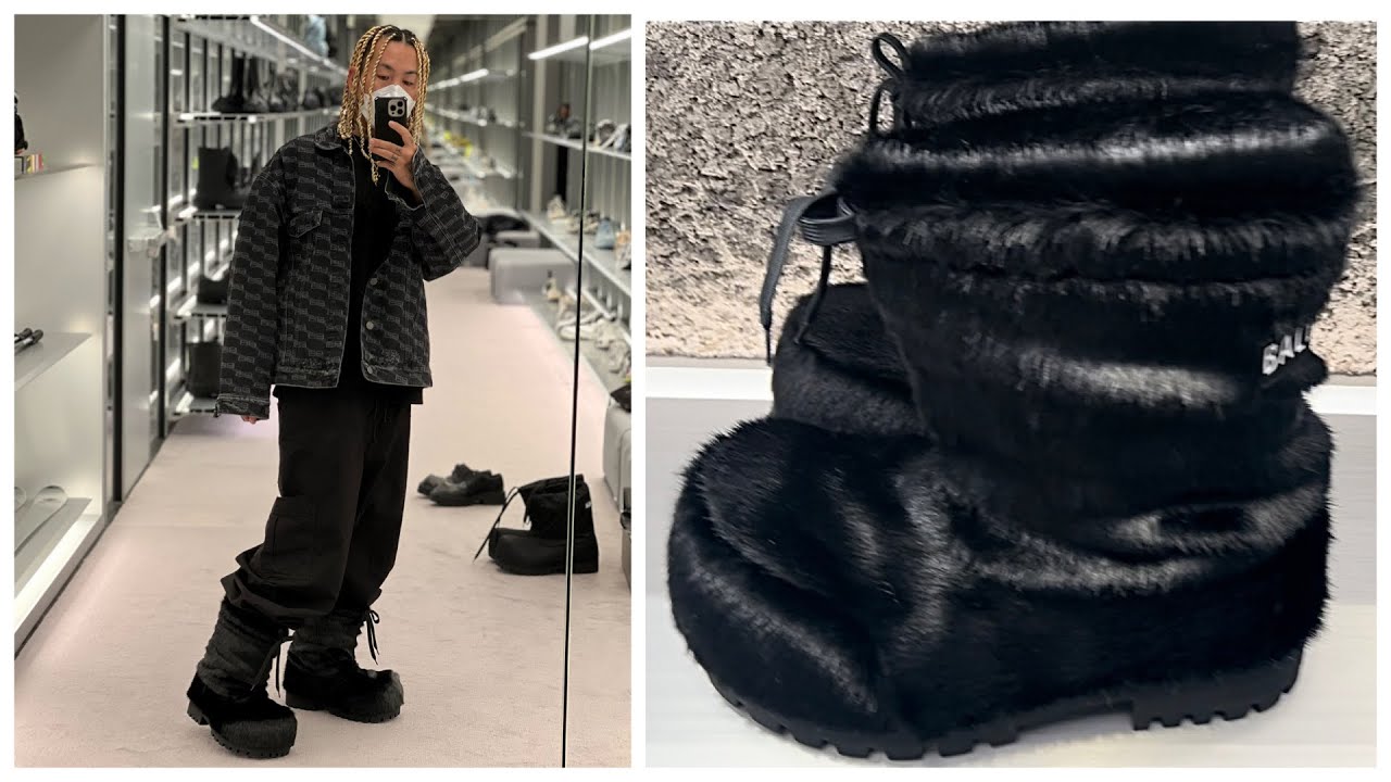 SHO gets his hands on the new Balenciaga boots [BALENCIAGA SKIWEAR