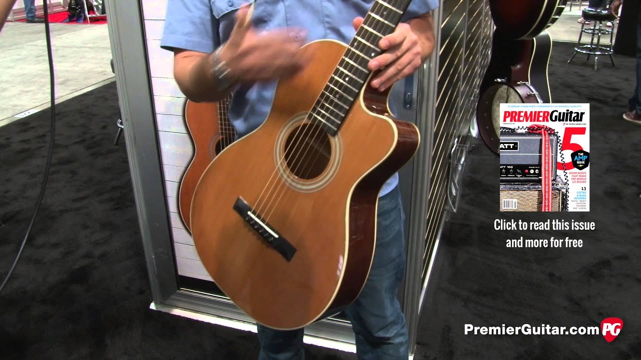 Summer NAMM '14 - Recording King Torrefied Top RP1-16-C Demo - YouTube