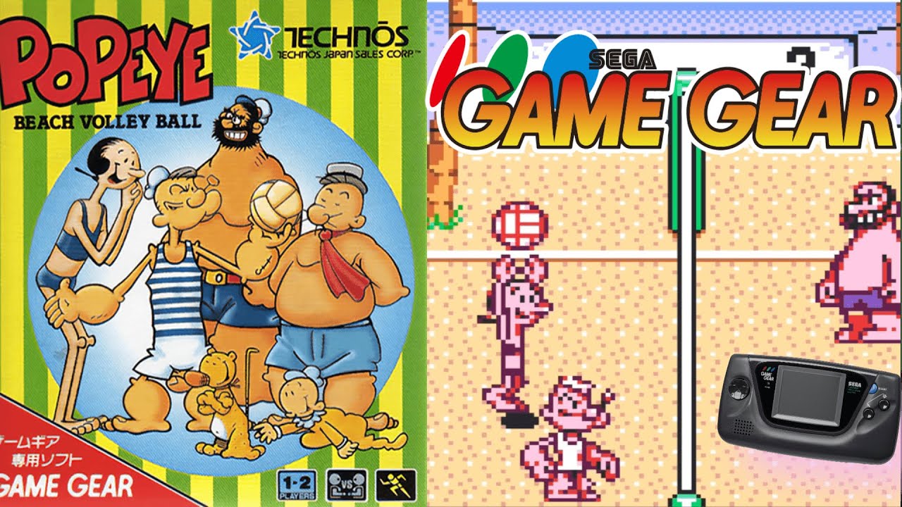 Popeye Beach Volleyball (1994) SEGA GameGear Gameplay in HD - YouTube