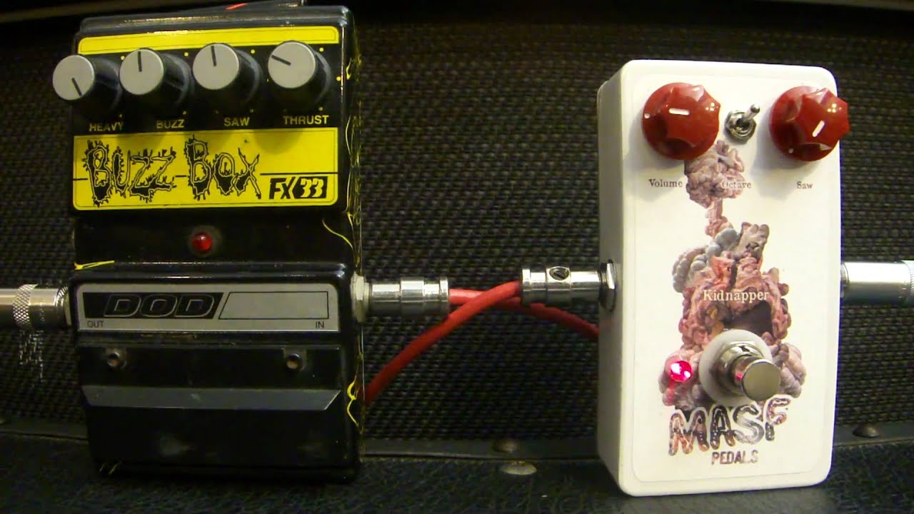MASF Pedals Kidnapper - 「DOD FX33 BUZZBOX」超えをコンセプトに開発