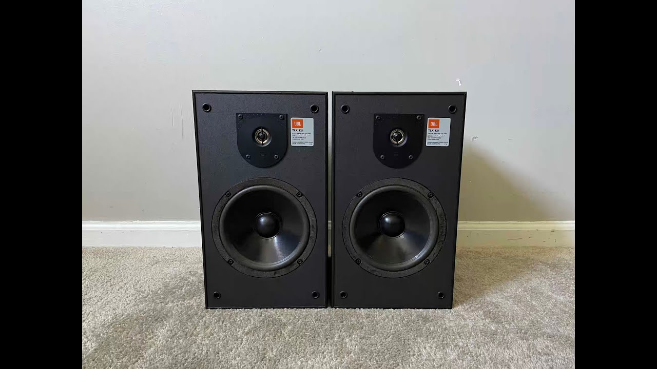 JBL TLX 121 Home 2 Way Bookshelf Speakers - YouTube