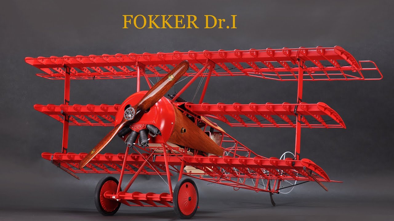 HASEGAWA 1/8 SCALE FOKKER Dr.I - YouTube