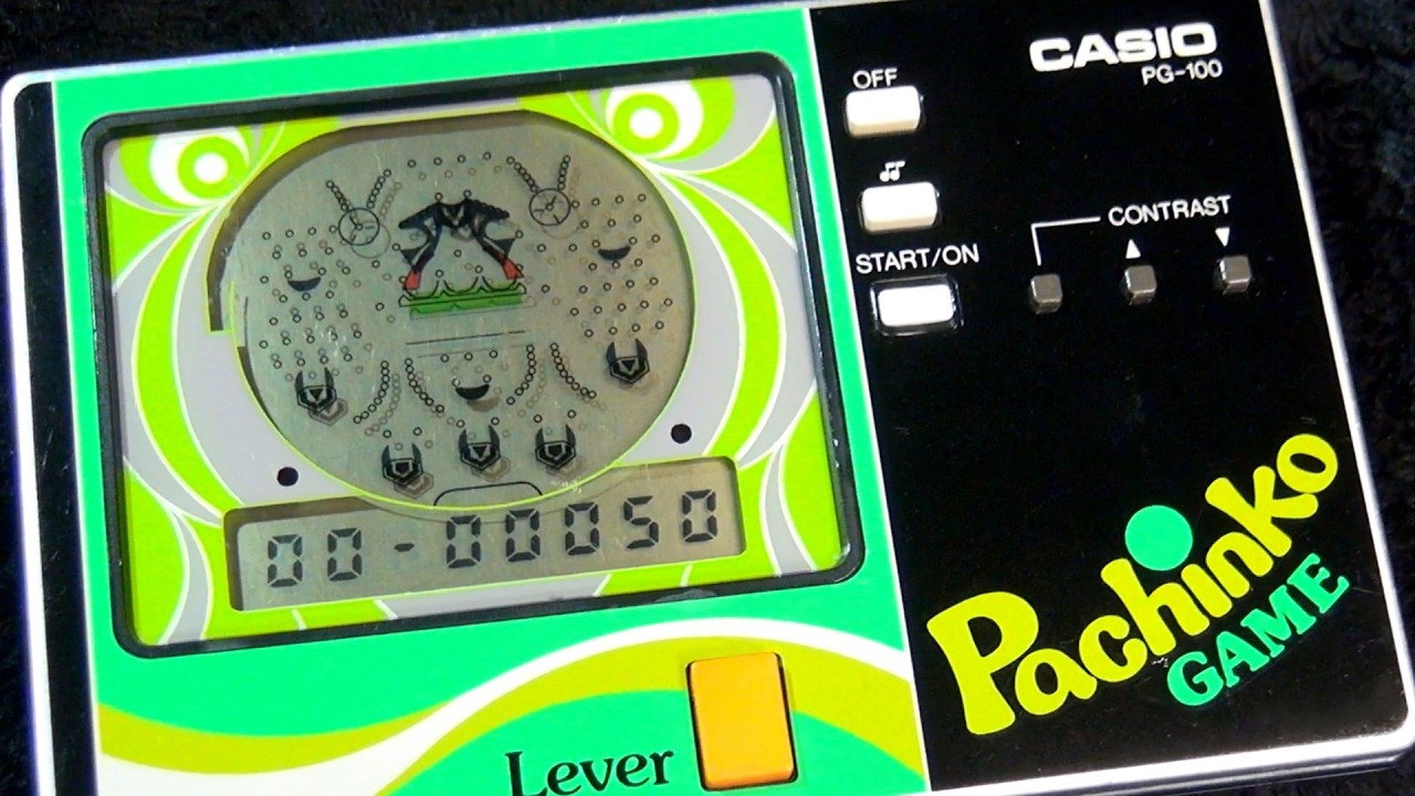 電子ゲーム】カシオ パチンコゲーム 80年 おもちゃ 液晶 casio