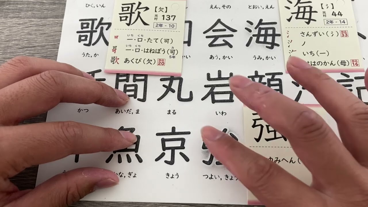 触るグリフ「日本語の仮名と短文と漢字」シート – ディスレクシア