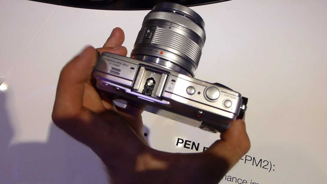 Olympus Pen Mini E-PM2 Camera Hands On - YouTube