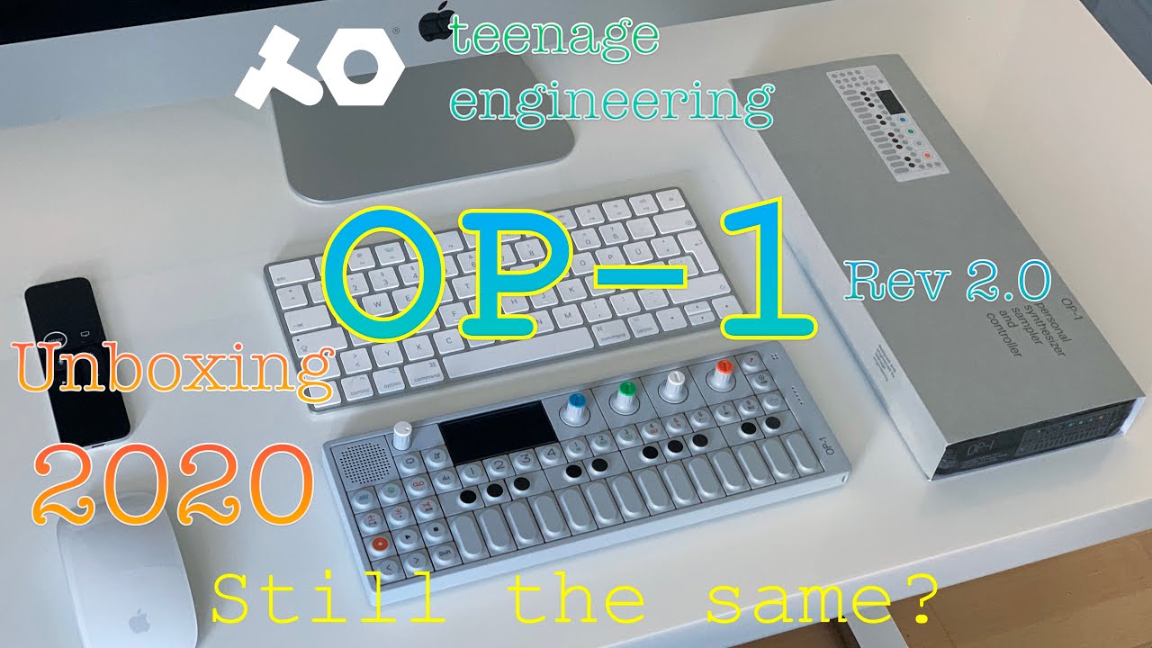 Teenage Engineering OP-1 Rev 2.0 2020 Unboxing - YouTube