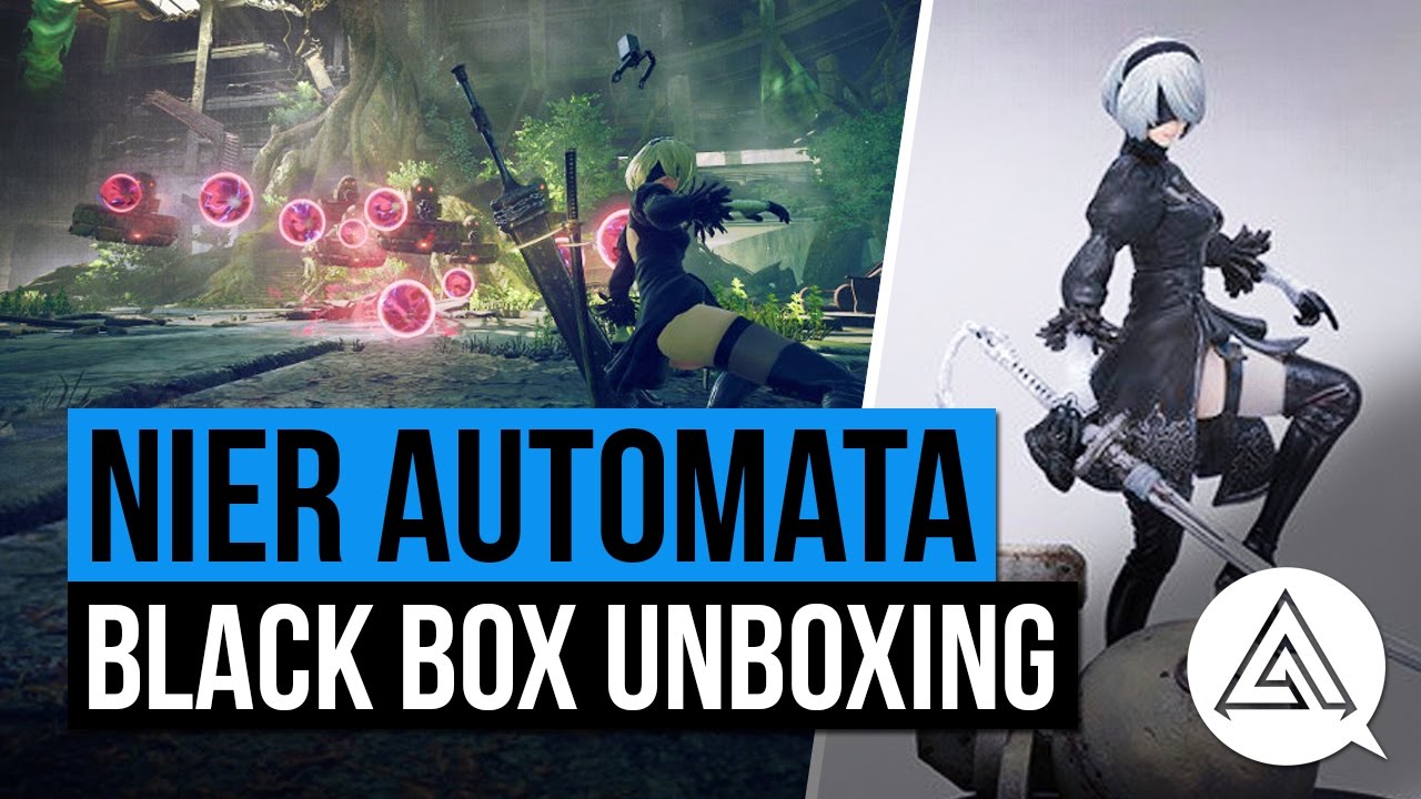 Nier Automata Black Box Edition Unboxing - YouTube