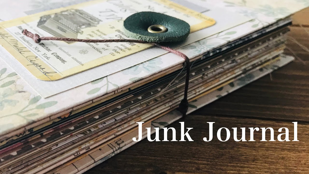 I made a junk journal. - YouTube