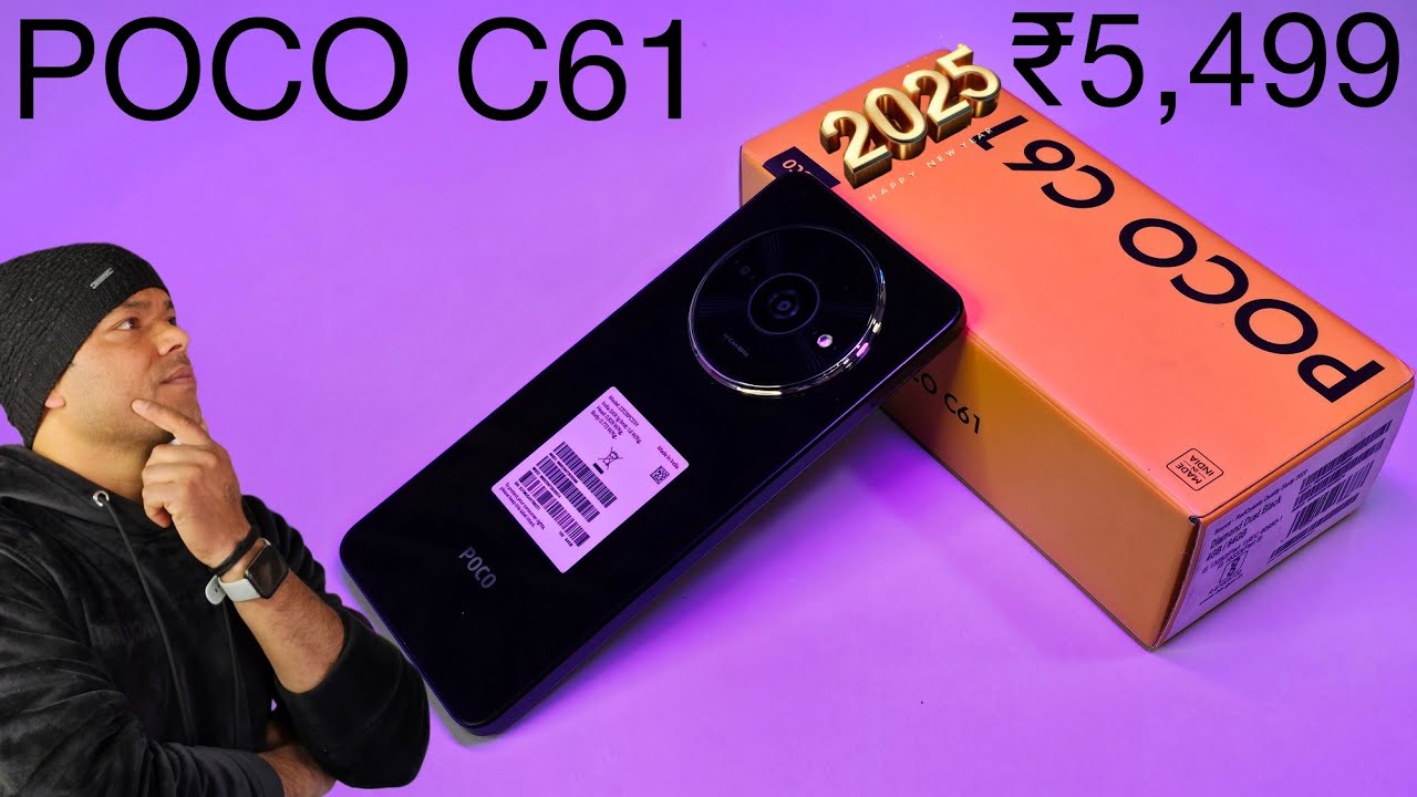 Poco C61 2025! Unboxing | Review | Camera | Under 6000 Cheapest