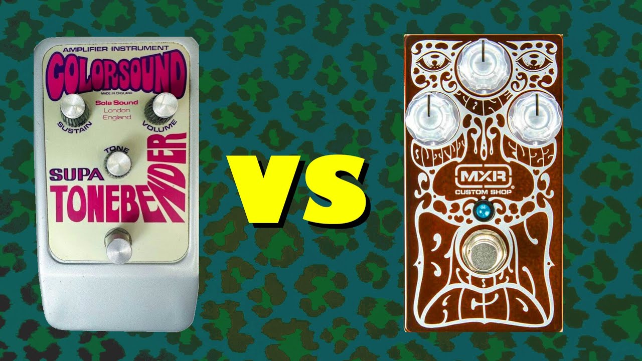 MXR : Brown Acid VS Colorsound : Supa Tonebender | Bass