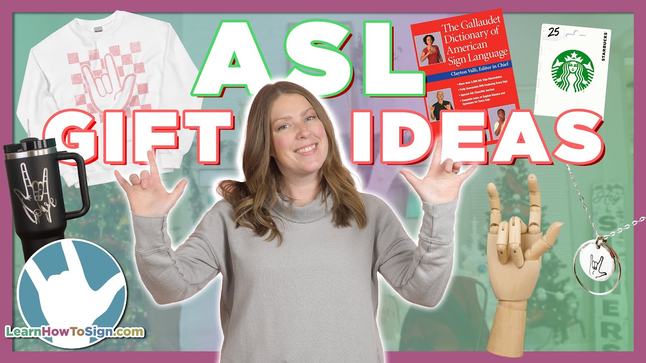 ASL GIFT IDEAS 🎁 Gift Guide 2023 for ASL Enthusiast! - YouTube