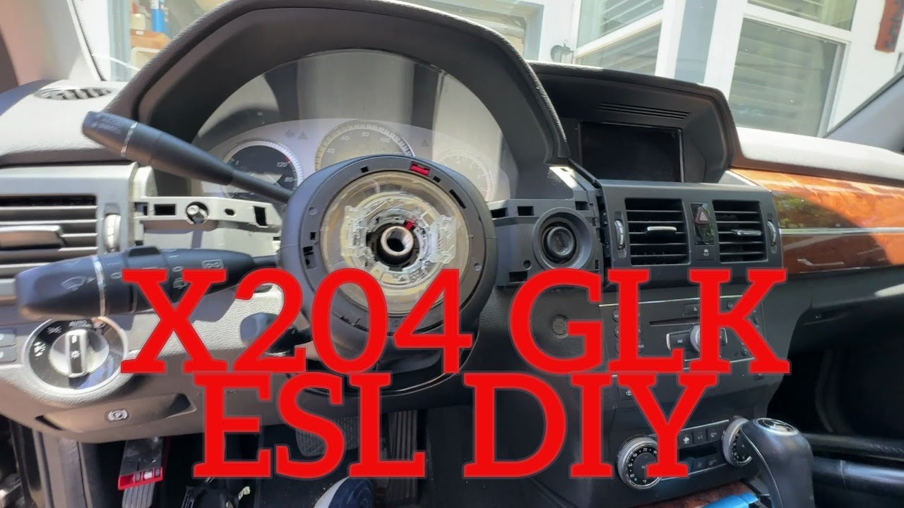 X204 2010-2012 Mercedes GLK350 Electronic Steering Lock Removal