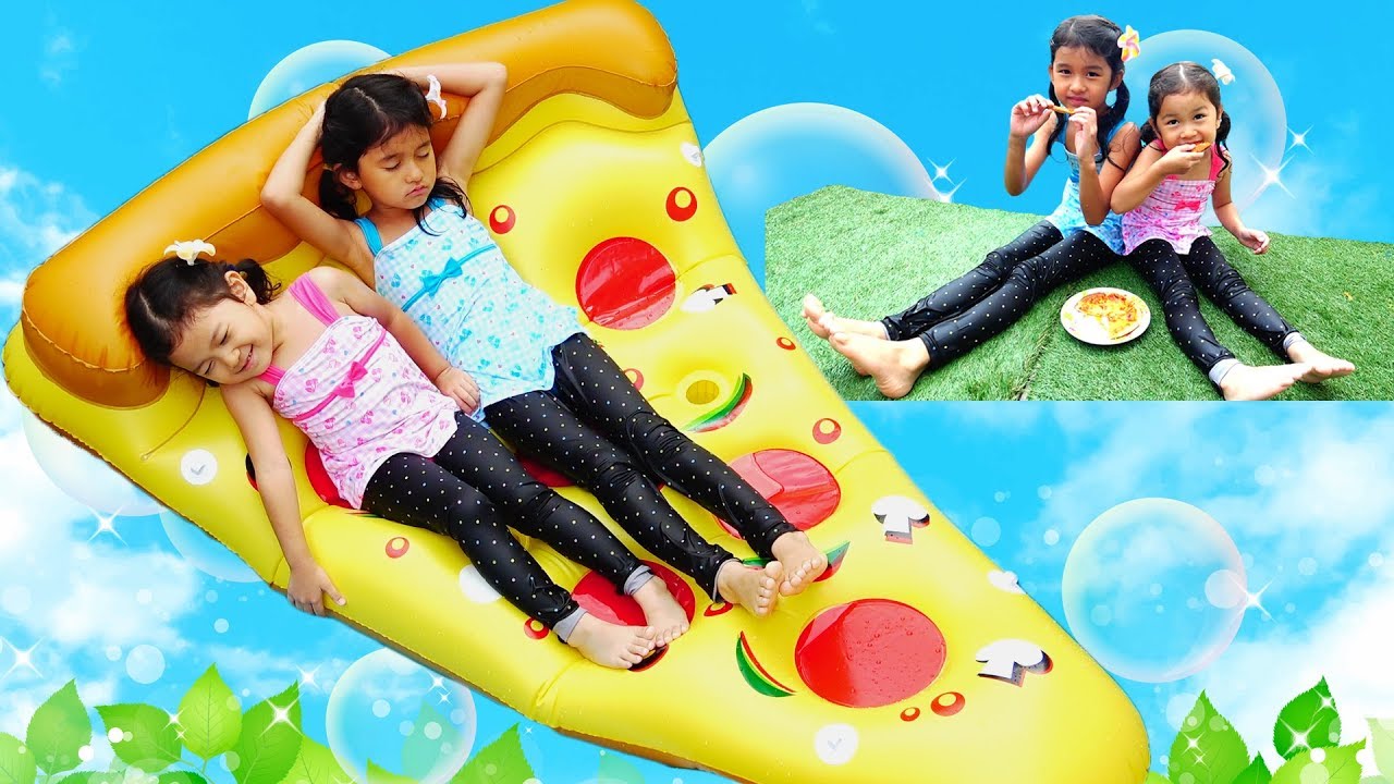 ピザを大きくしちゃえ～☆いろんなものを巨大化！寸劇だよ～♪himawari