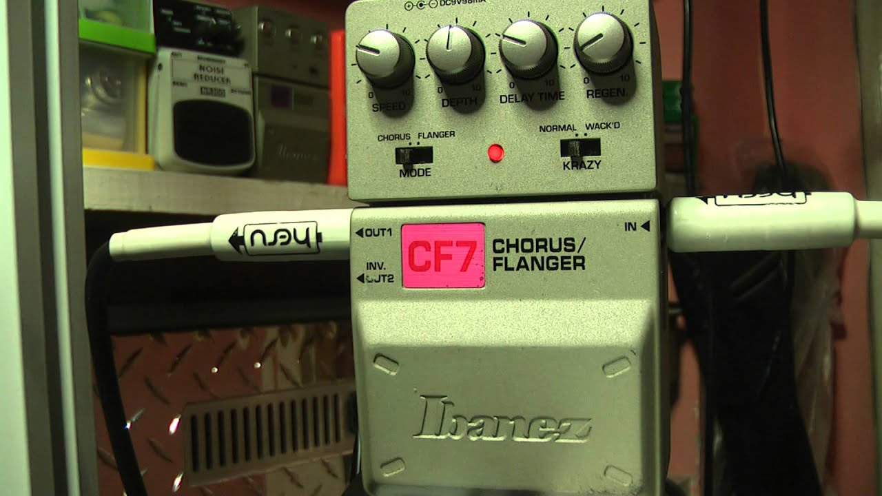 Ibanez / CF7 CHORUS/FLANGER | EFFECTORPRESS(エフェクタープレス)