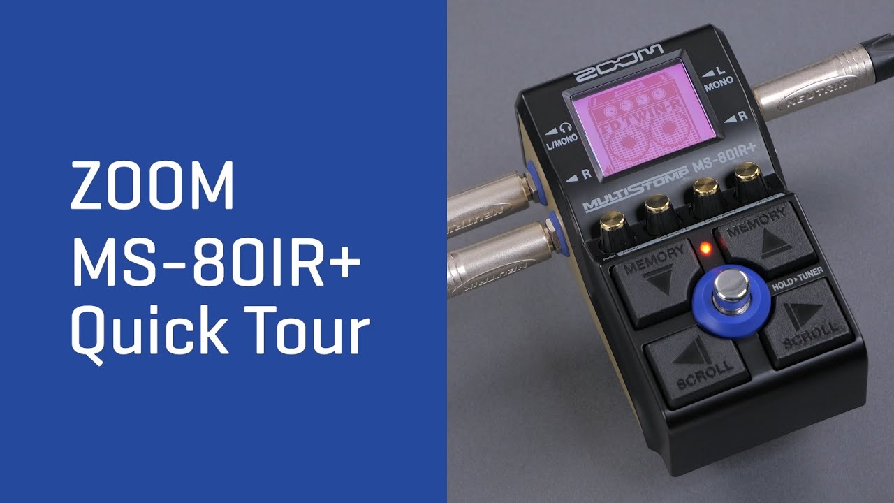 ZOOM MS-80IR+ Quick Tour - YouTube