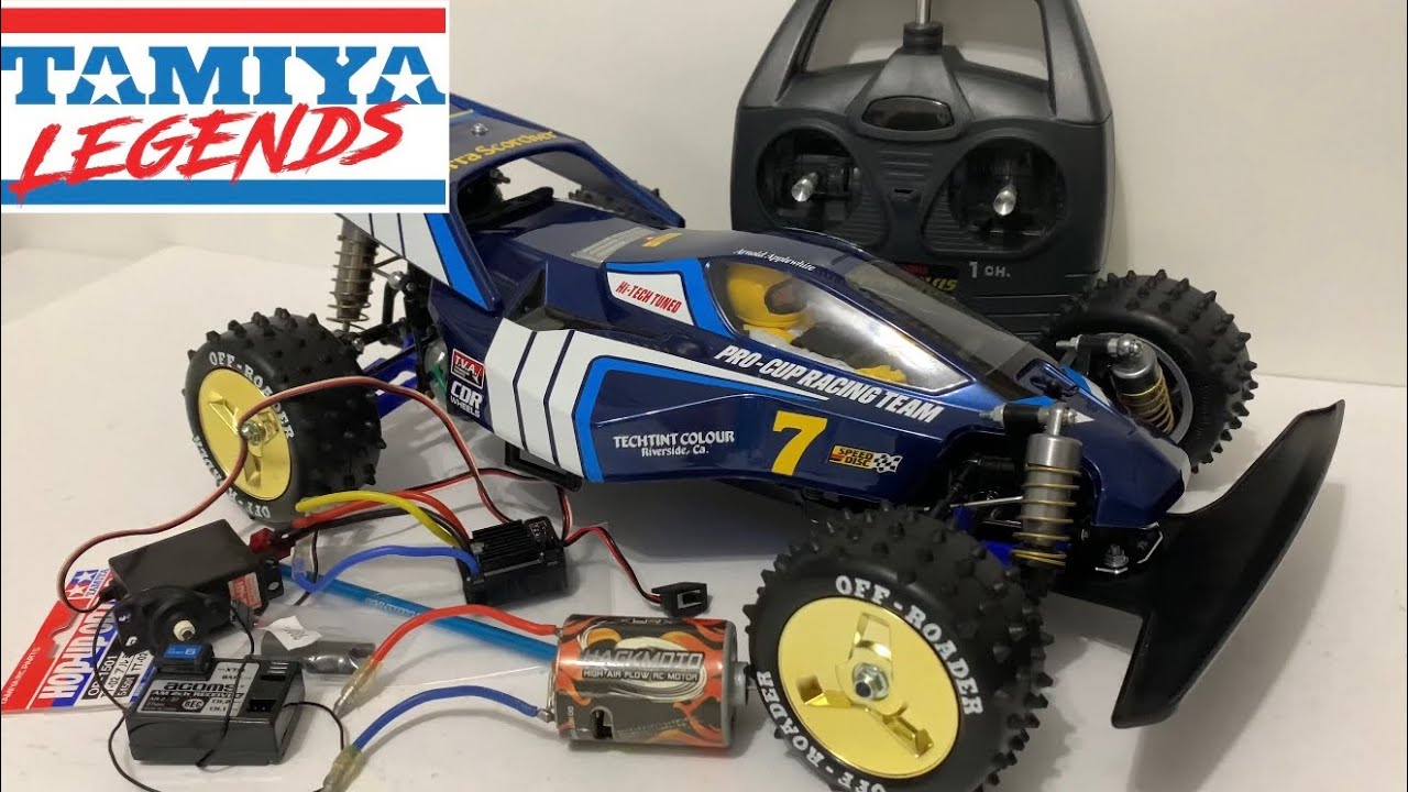 Tamiya Terra Scorcher Prop Shaft Upgrade and Electrics fitted