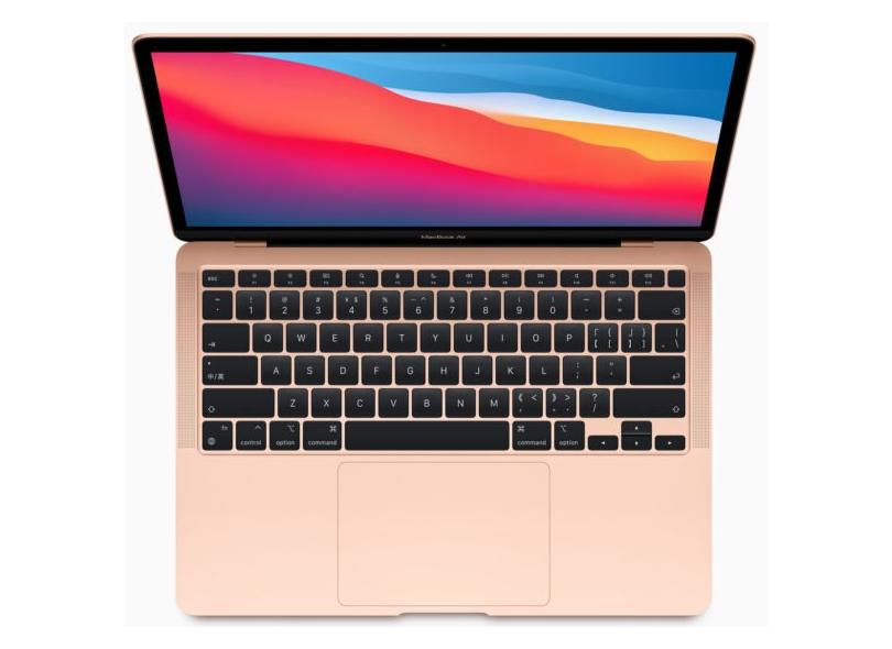 Macbook Air Apple M1 8GB de RAM SSD 256 GB Tela de Retina 13,3