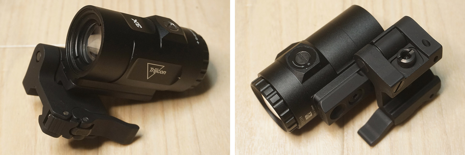 Trijicon製3倍コンパクトマグニファイア Trijicon 3x Magnifier for