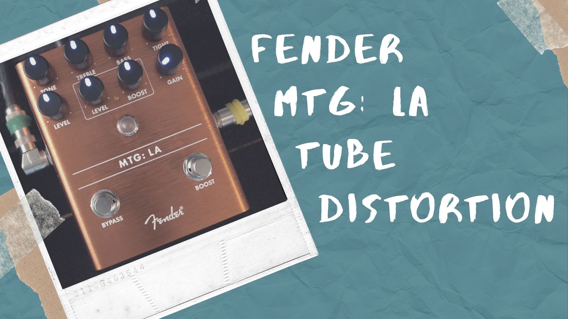 Fender MTG: LA Tube Distortion on Guitar, Baritone, and Bass