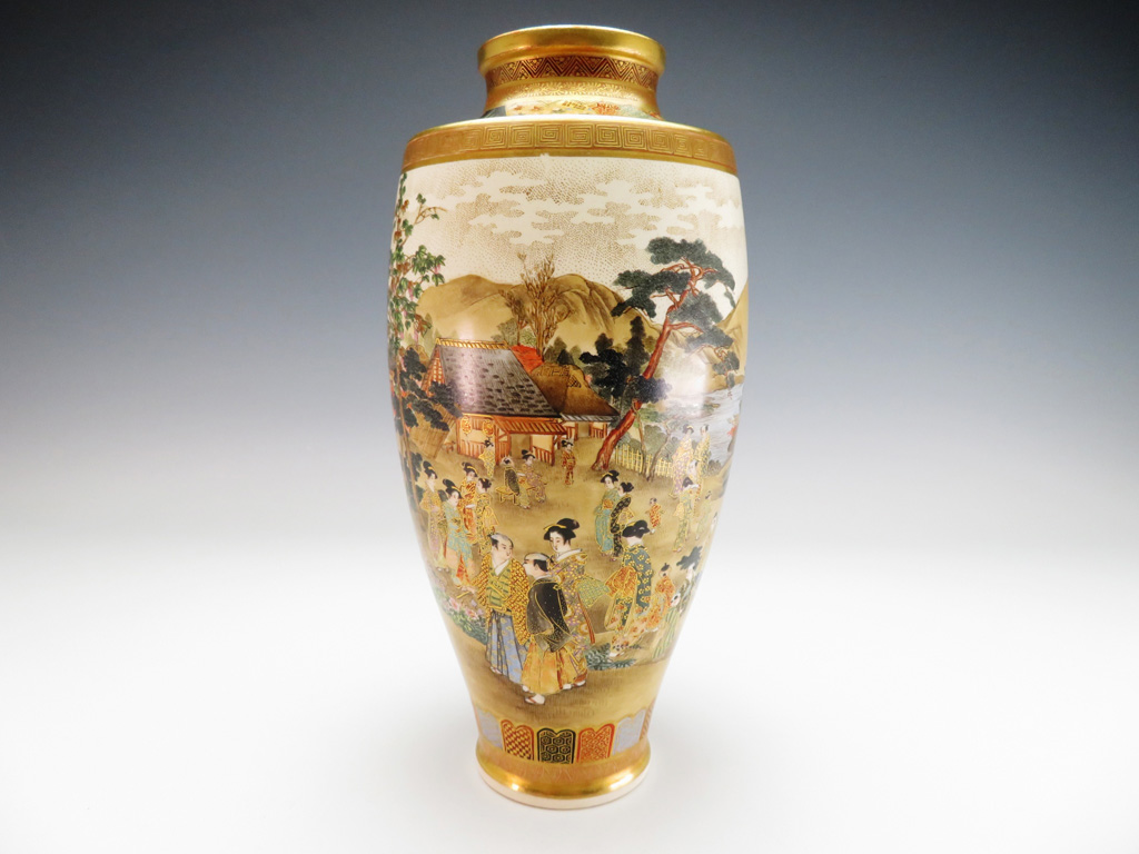 郷帰り薩摩焼献上花入無傷 郷帰り薩摩焼献上花入無傷