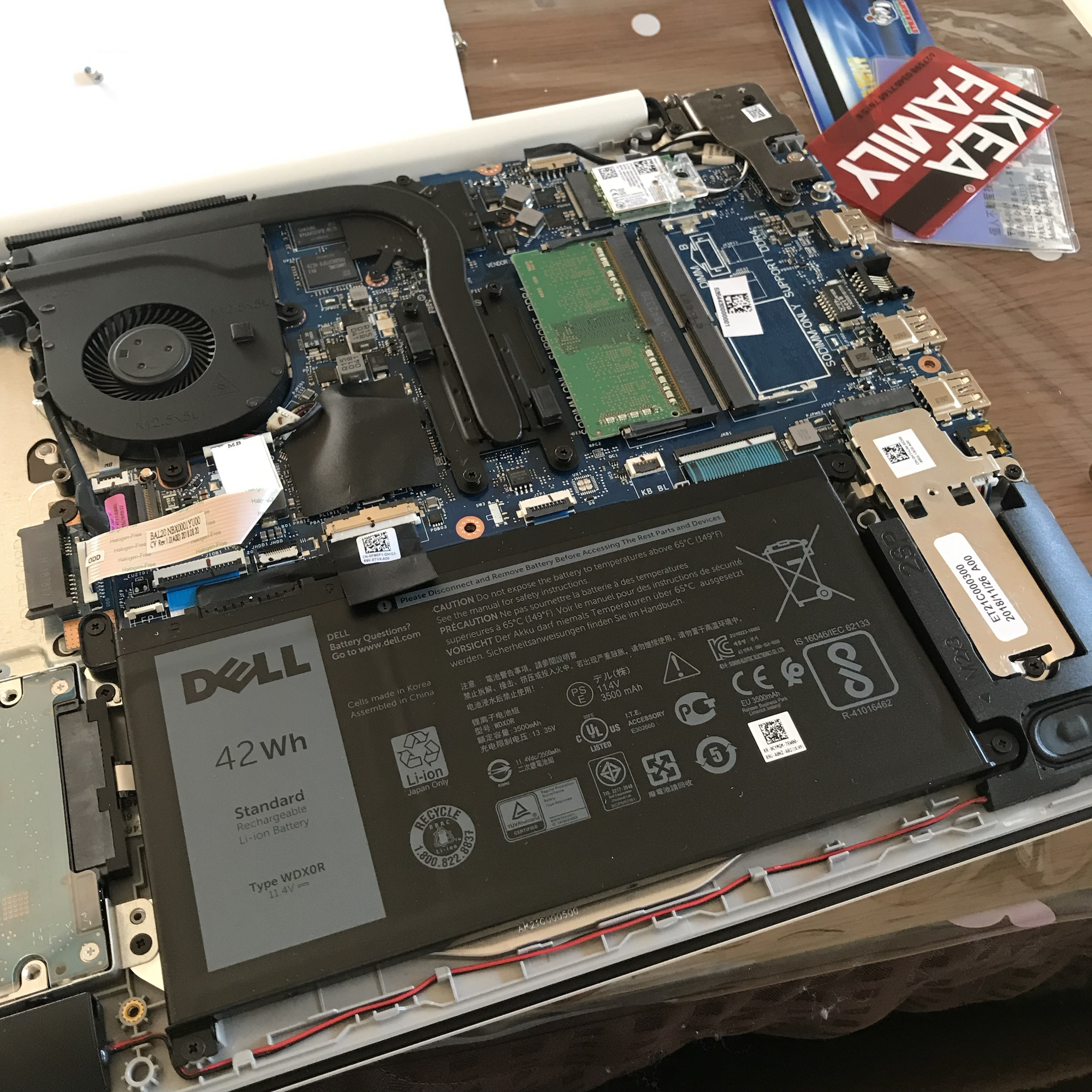 DELL Inspiron 15 5000（5570）のM.2 SSDを交換する