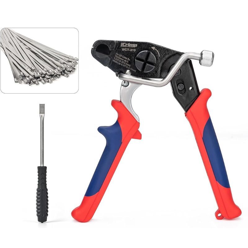 メタルタイ 結束工具 ステンレスタイ 100本入り 幅4.6～19mm迄 WCT319