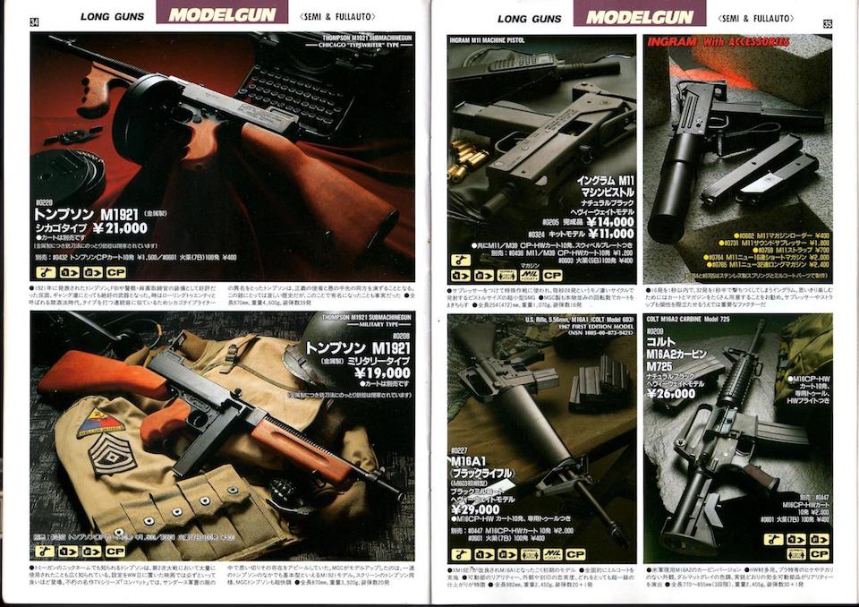 model gun of MGC/Visier 特集号/カタログ/1966年発行 model gun of