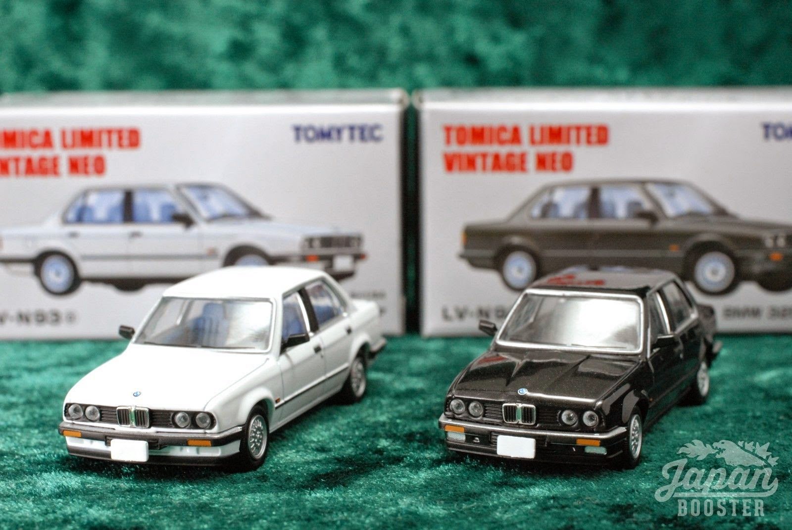 Just Released: Tomica Limited Vintage BMW 325i 4-door in both